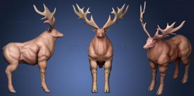 3D model MYTHICAL DEER (STL)